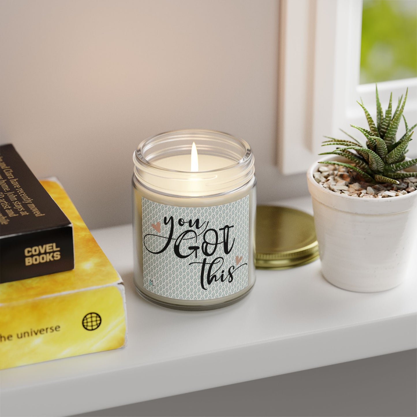You Got This - Motivational Scented Candle - Coconut Apricot Wax (4oz, 9oz)