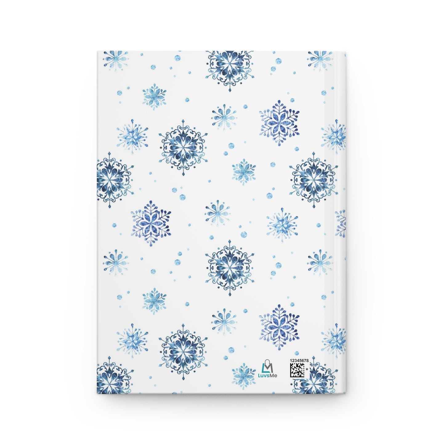 Beautiful Everyday Journaling - White and Blue Winter Paper 4 - Hardcover Journal Matte