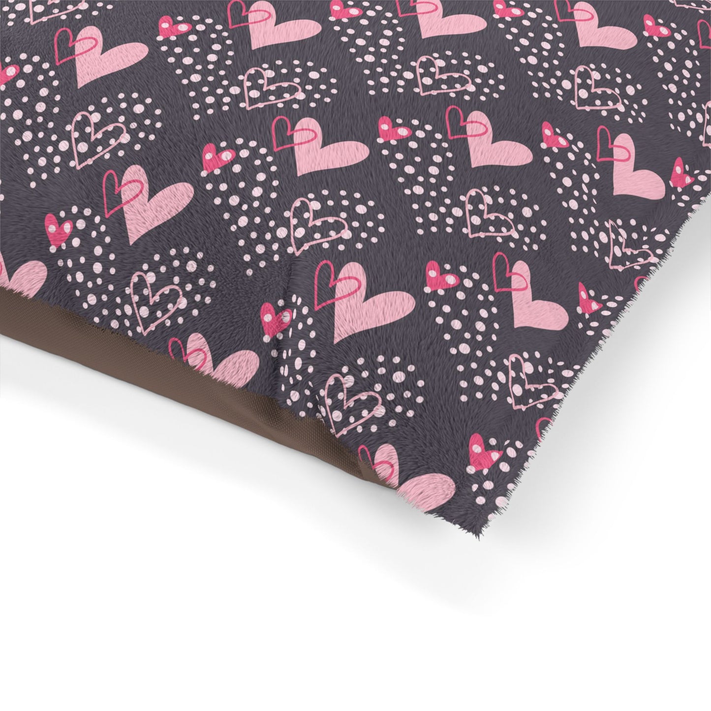 Cute Fun Heart Pattern Pet Bed - Cozy Comfort for Your Furry Friend