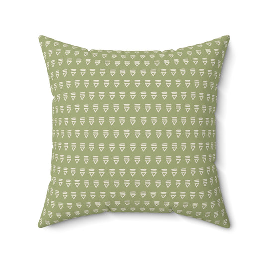 Boho Vibes Pattern 7.4 - Faux Suede Square Pillow