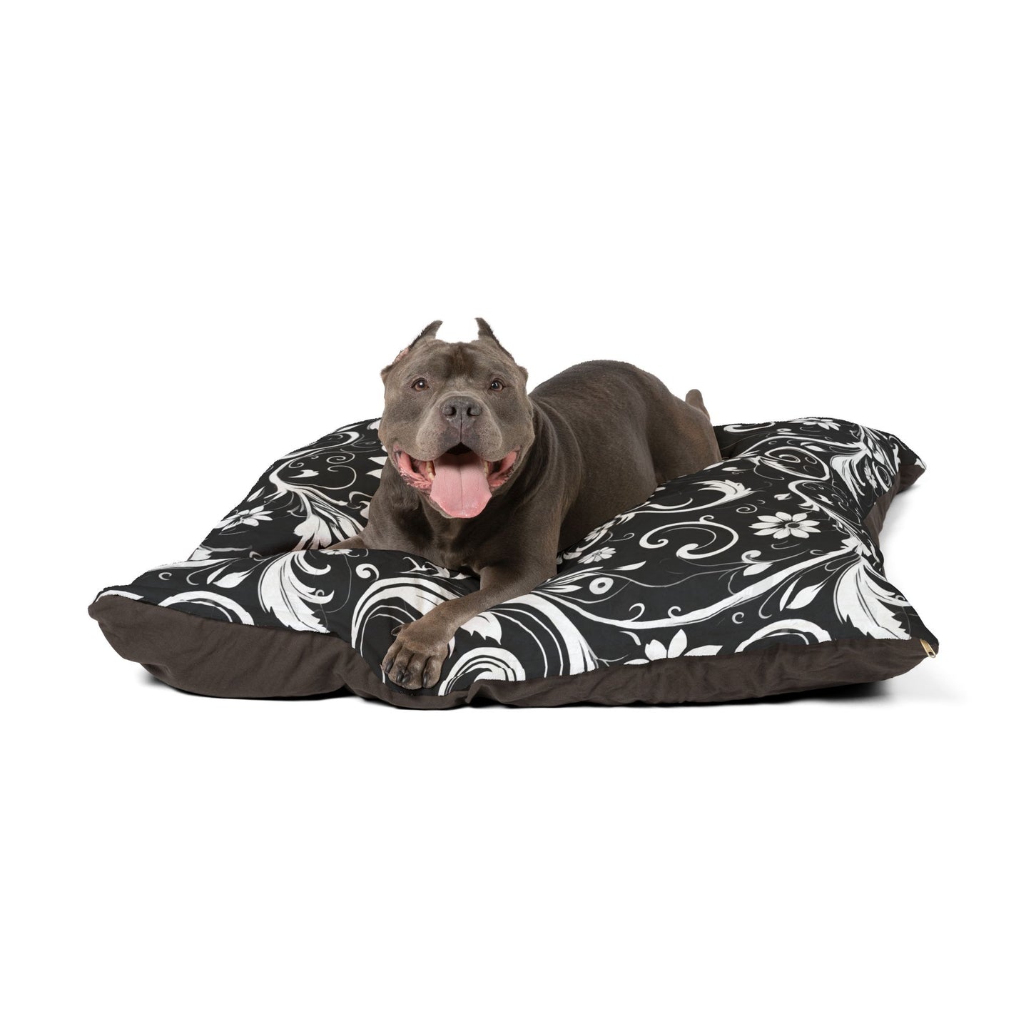 Elegant Floral Design Pet Bed - Stylish Comfort for Your Furry Friend