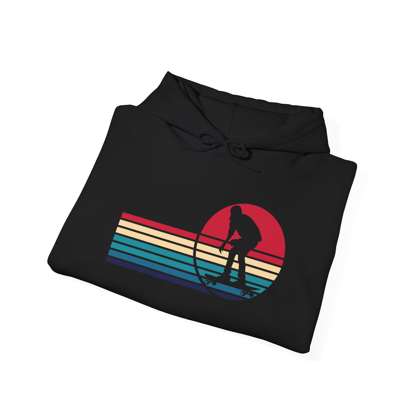 Unisex Heavy Blend Hooded Sweatshirt - Skateboarding Vintage