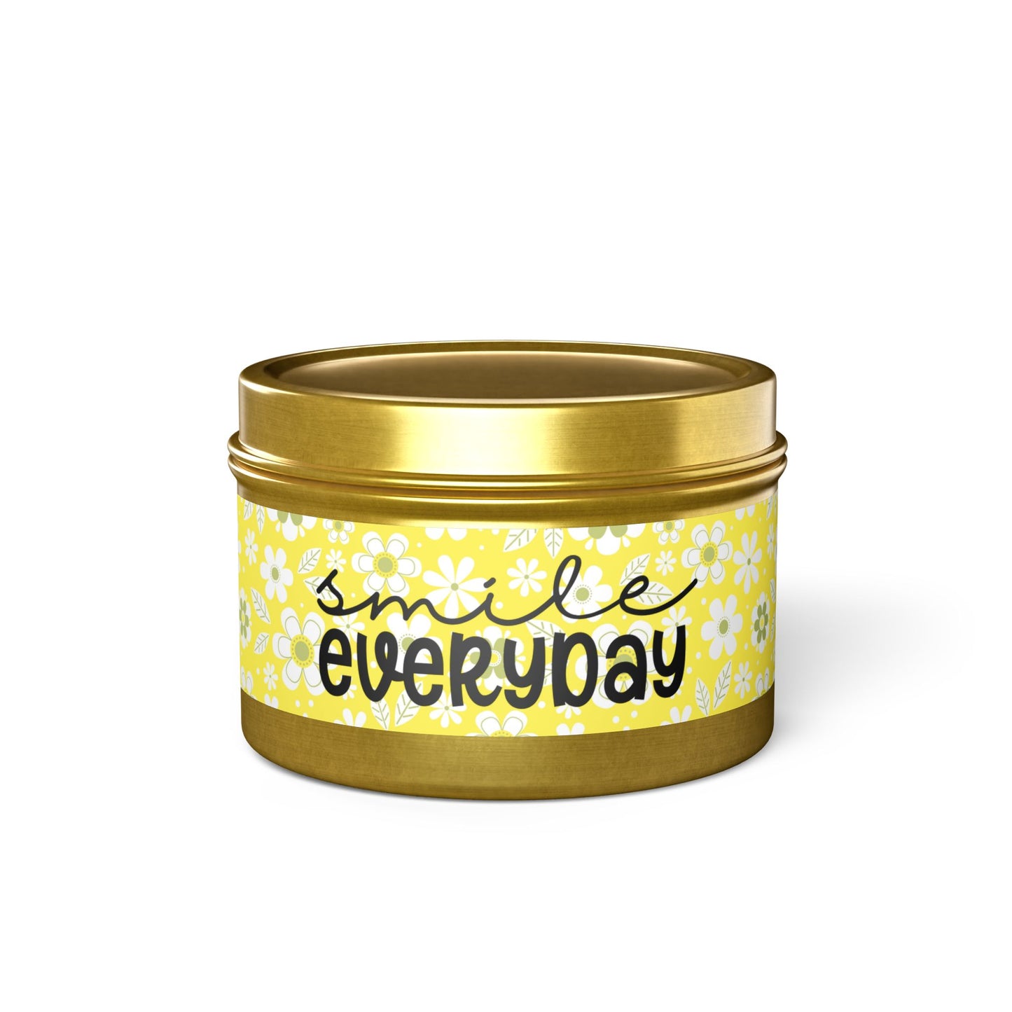 Smile Everyday - Inspirational - Mindfulness & Self-Care - Scented Tin Candle