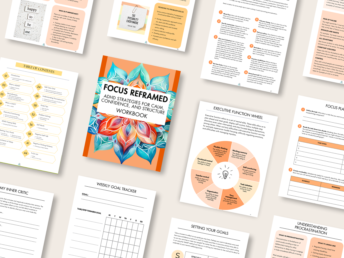 Healing & Growth Workbook Series - Super Bundle - Complete Paperback Set - 12 Journals + 12 Digital Downloads