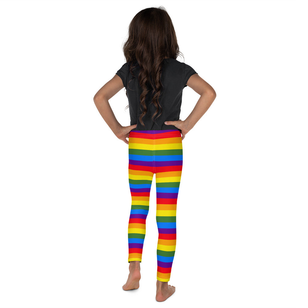 Bright Rainbow Stripes - Kid's Leggings