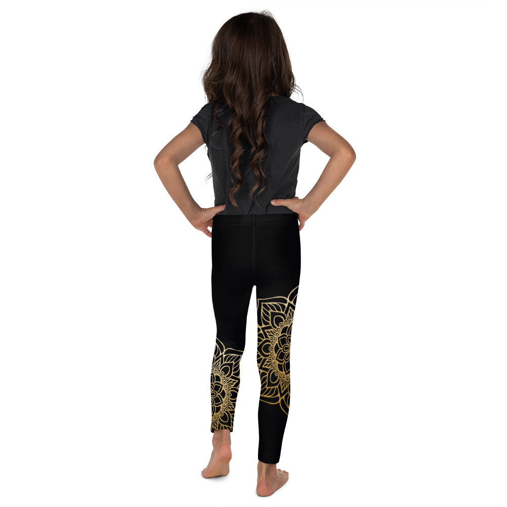 Black with Mandala - Kid's Leggings