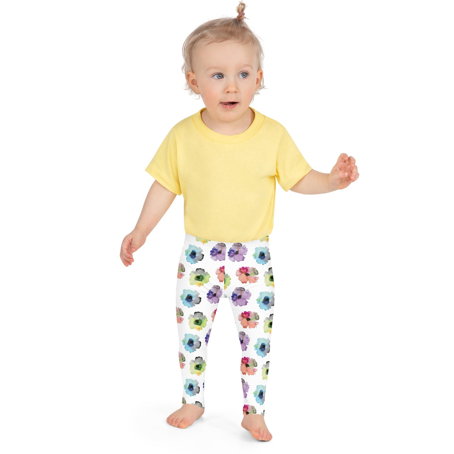 Watercolor Flowers - Kid's Leggings