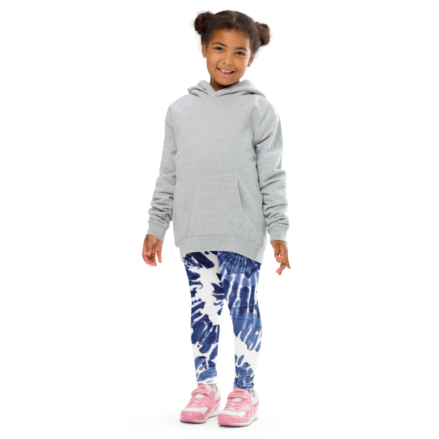 Dark Blue Tie Dye - Kid's Leggings