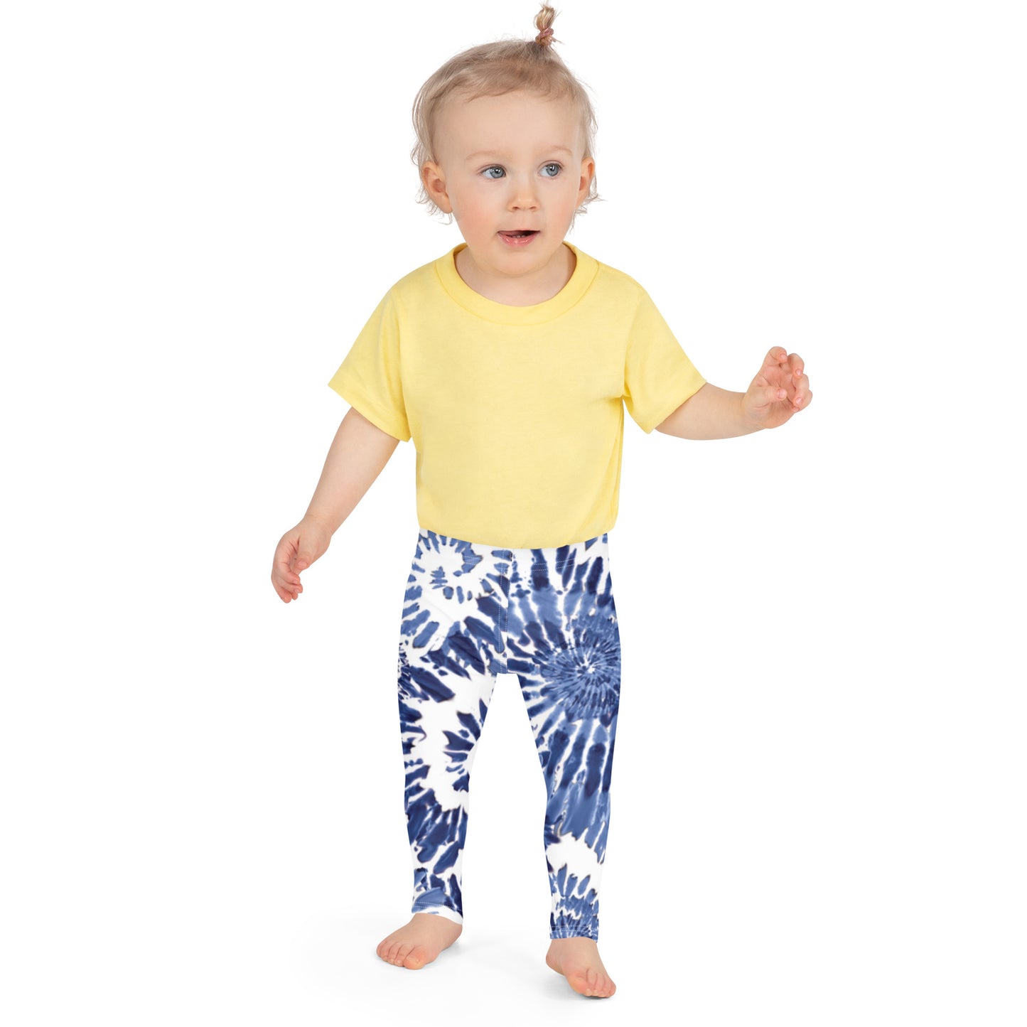 Dark Blue Tie Dye - Kid's Leggings