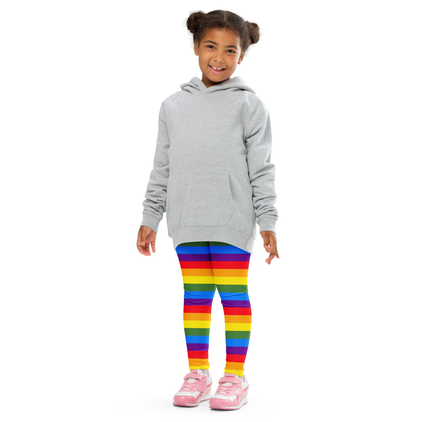 Bright Rainbow Stripes - Kid's Leggings