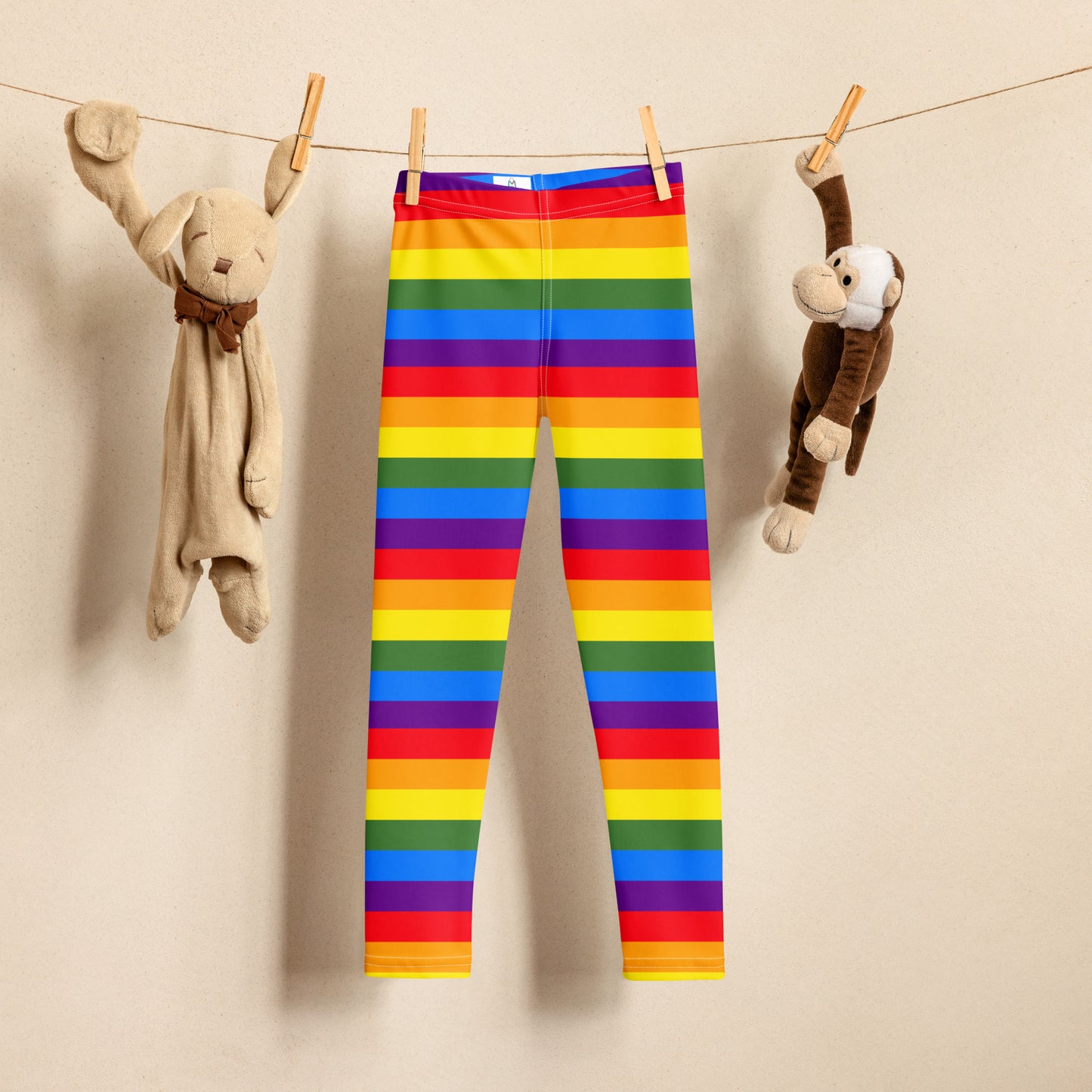 Bright Rainbow Stripes - Kid's Leggings