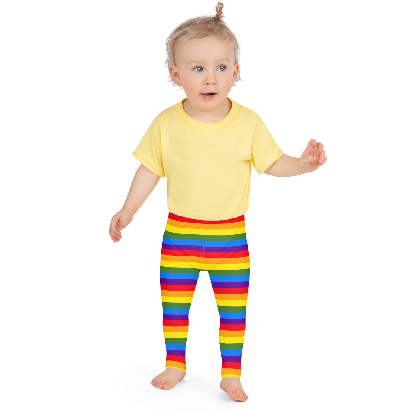 Bright Rainbow Stripes - Kid's Leggings
