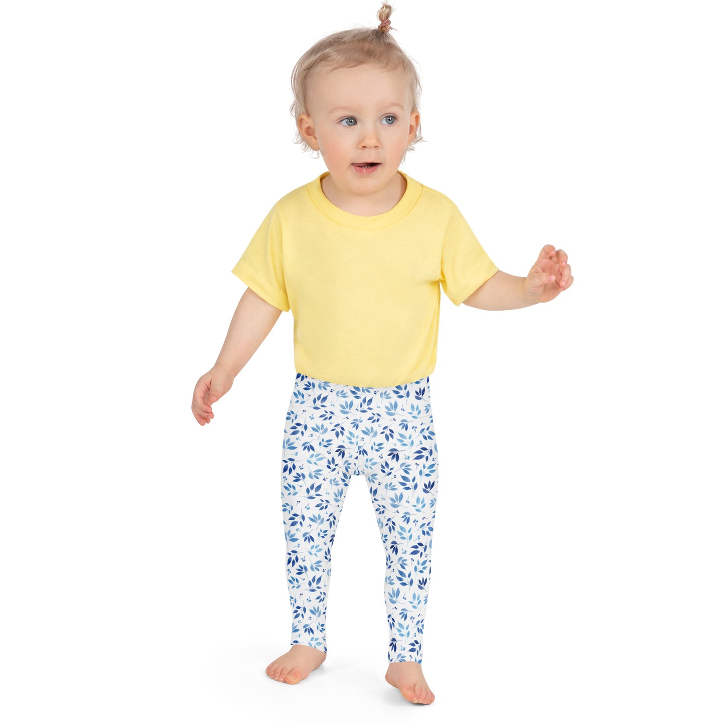 Blue Watercolor 5 - Kid's Leggings