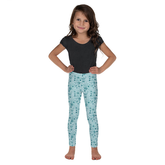 Teal Stars 73 - Kid's Leggings