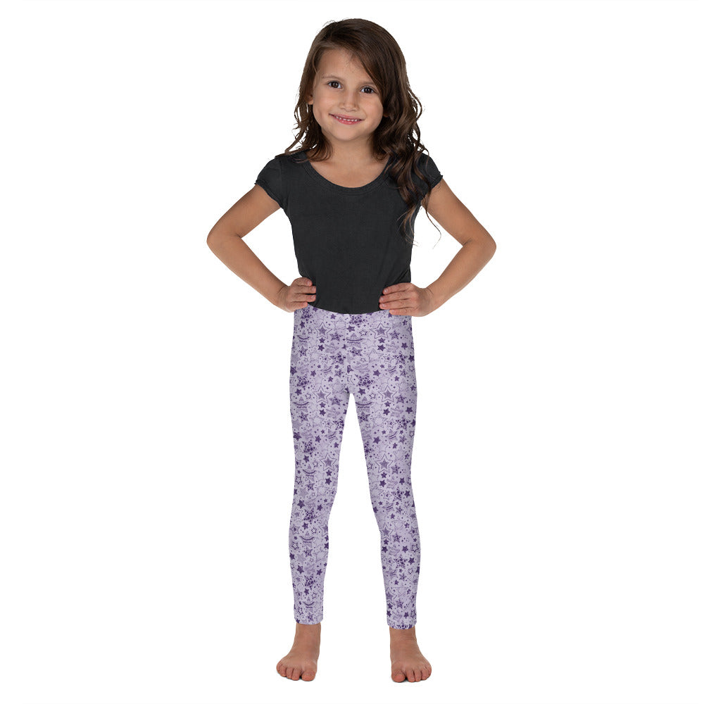 Purple Stars 51 - Kid's Leggings