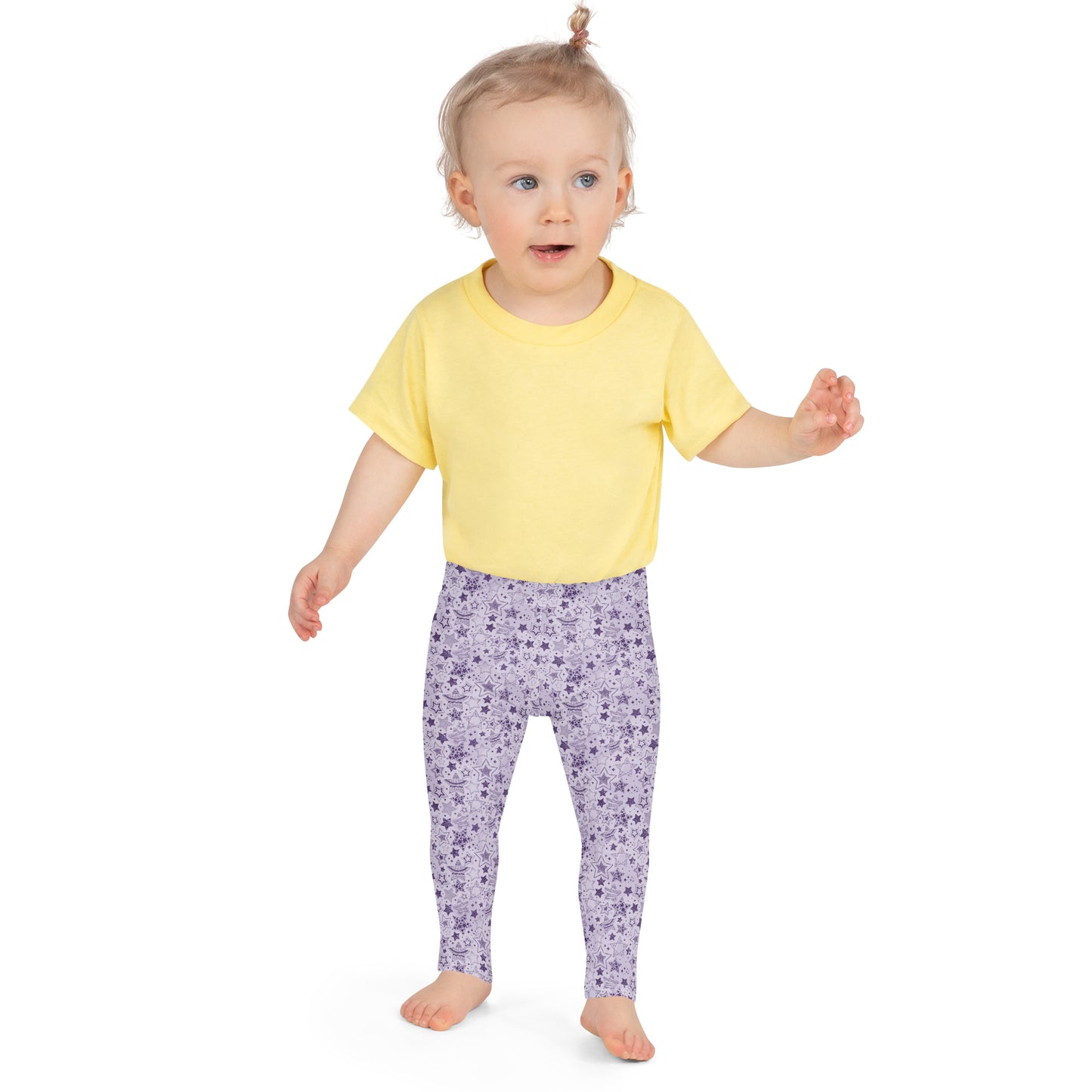 Purple Stars 51 - Kid's Leggings