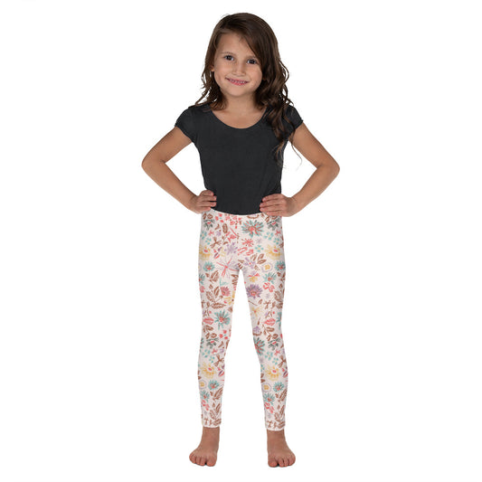 Hand Drawn Flowers 19 - Kid's Leggings