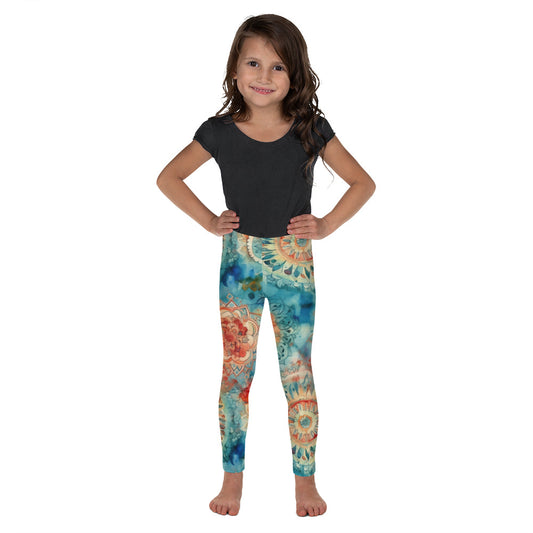 Watercolor Mandala 5 - Kid's Leggings