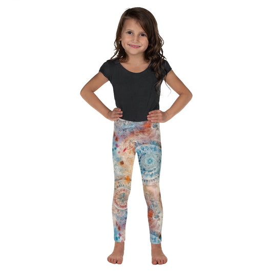 Watercolor Mandala 4 - Kid's Leggings
