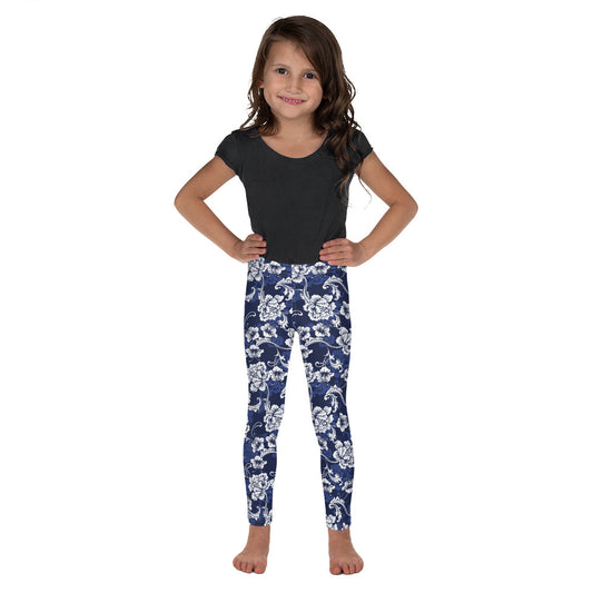 Blue and White Baroque - Kid's Leggings