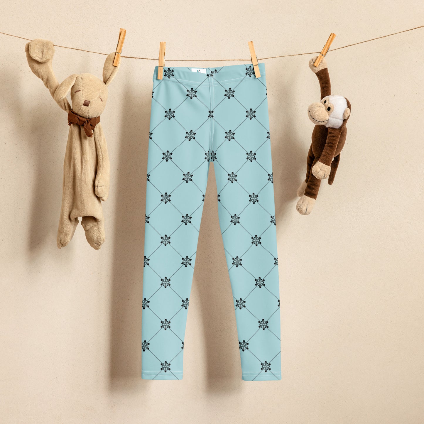 Paris Teal 3 - Kid's Leggings