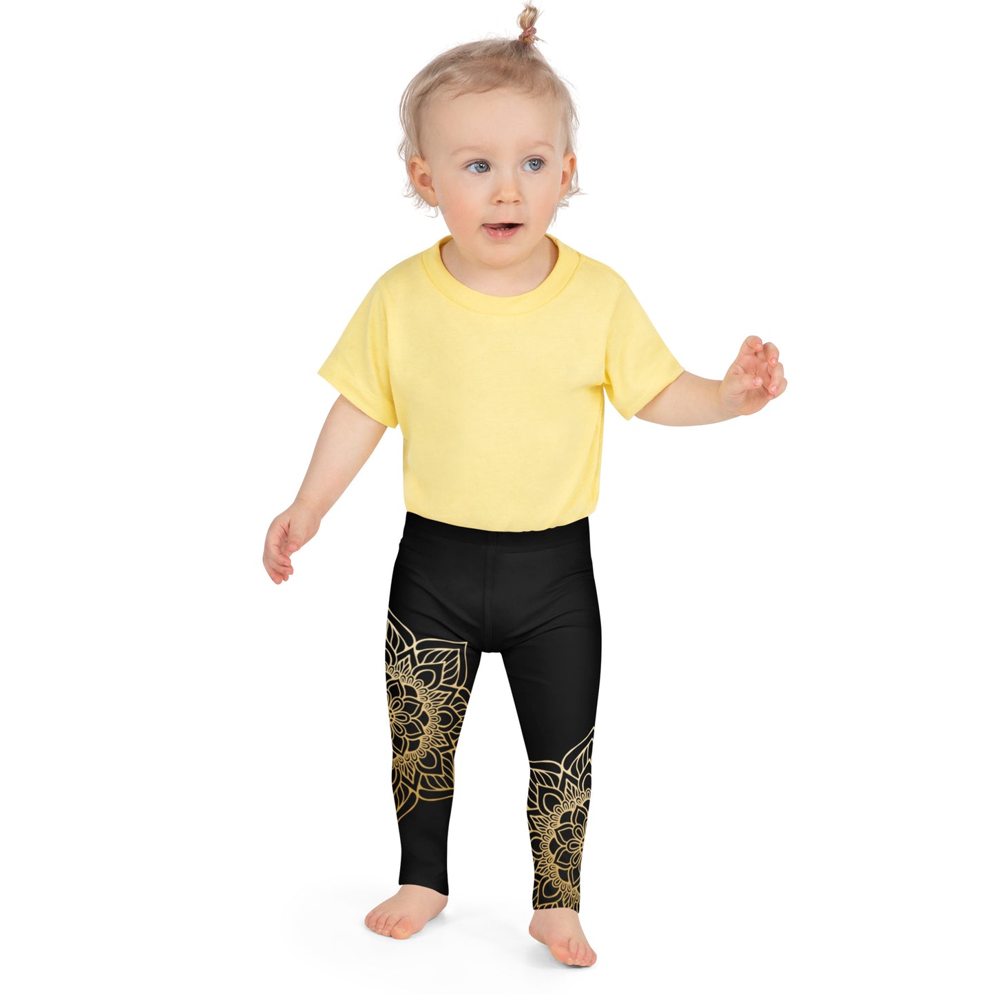 Black with Mandala - Kid's Leggings