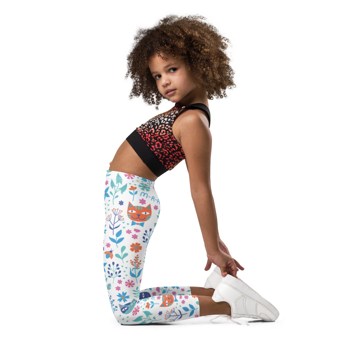 Cats and Flowers - Kid's Leggings