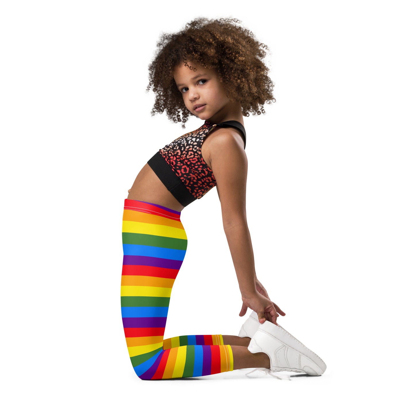Bright Rainbow Stripes - Kid's Leggings