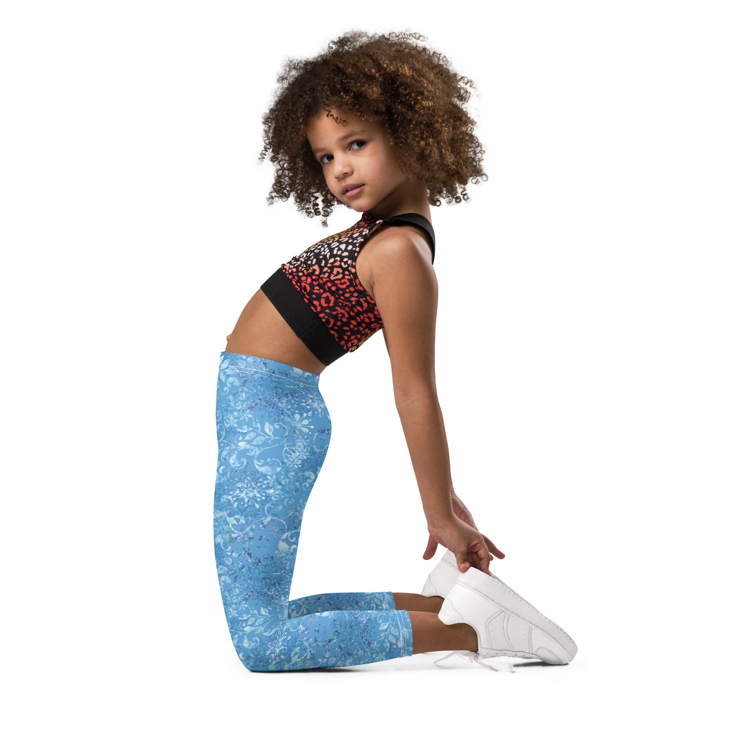 Blue Winter 1 - Kid's Leggings