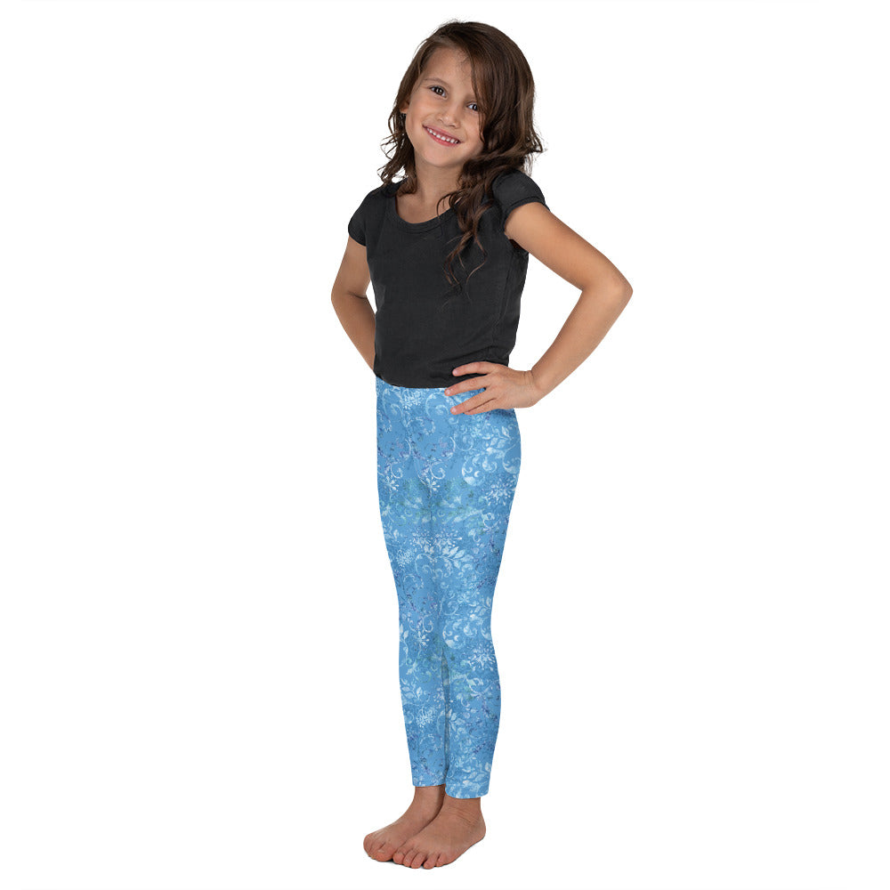 Blue Winter 1 - Kid's Leggings