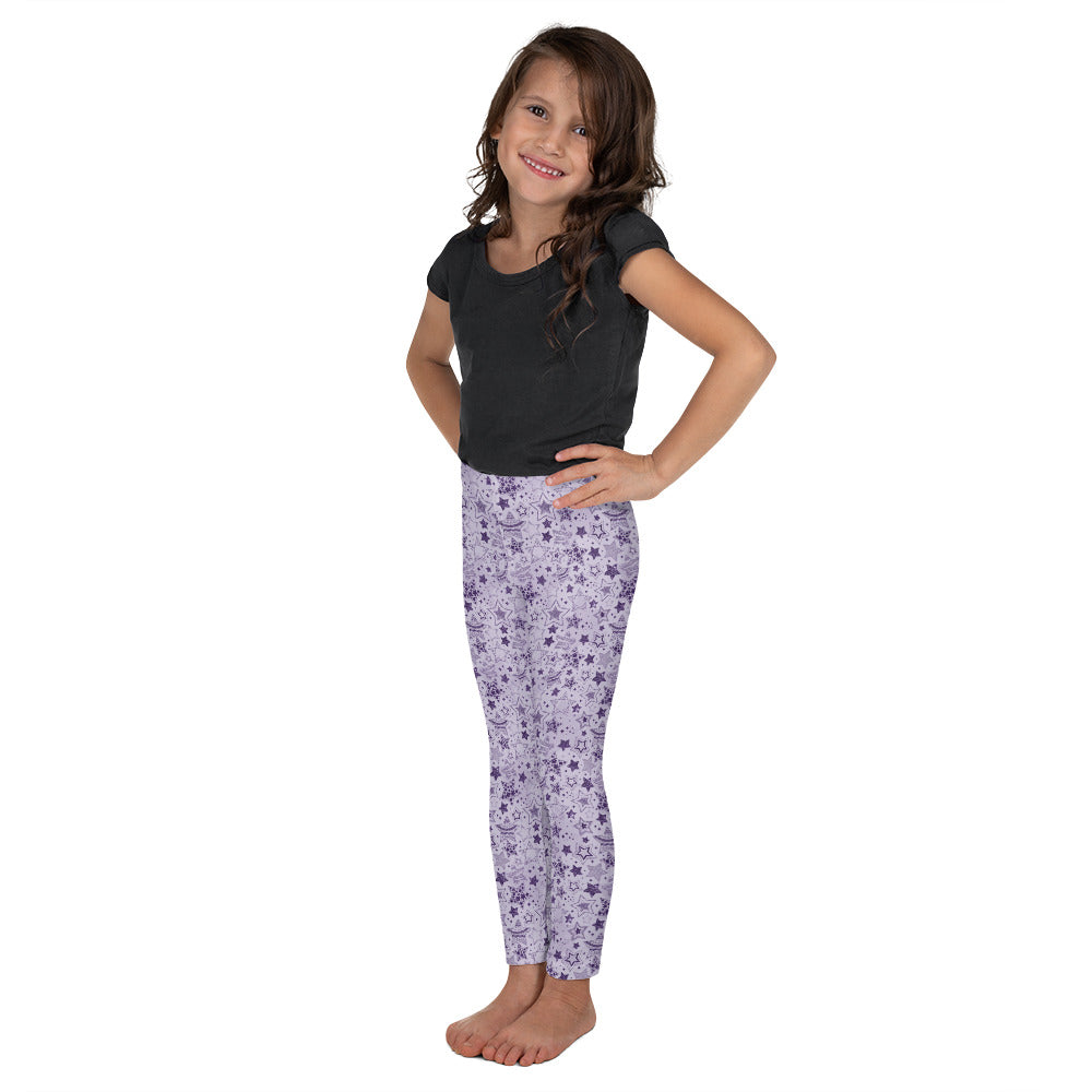Purple Stars 51 - Kid's Leggings