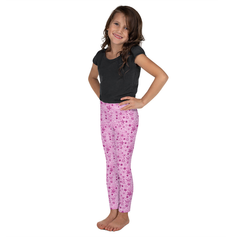 Pink Stars 39 - Kid's Leggings
