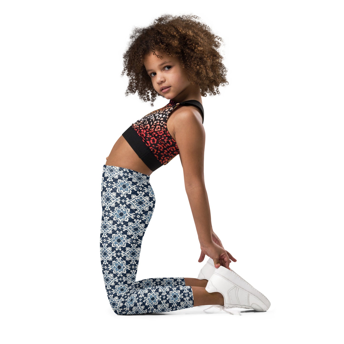 Blue Mosaic - Kid's Leggings