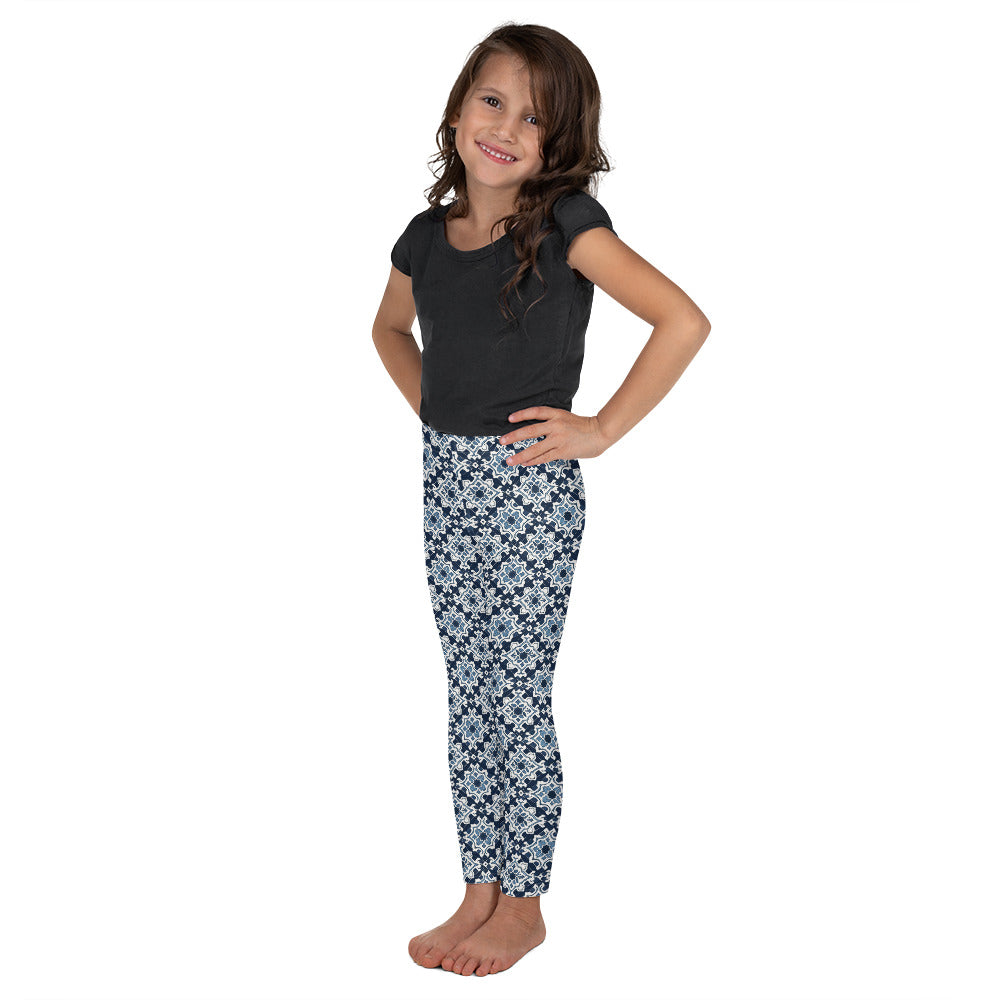 Blue Mosaic - Kid's Leggings