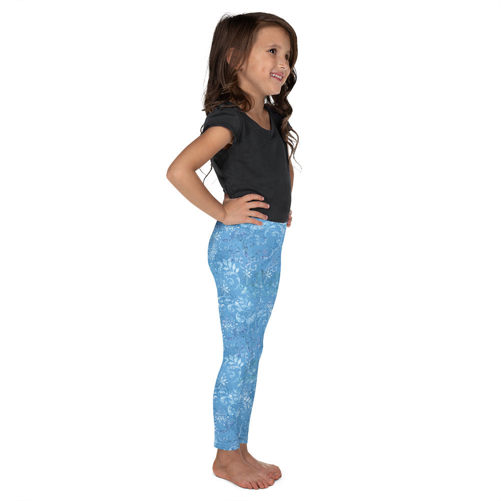 Blue Winter 1 - Kid's Leggings
