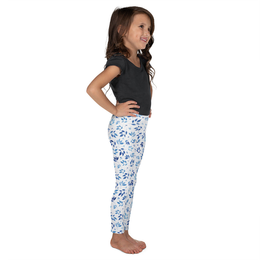 Blue Watercolor 5 - Kid's Leggings