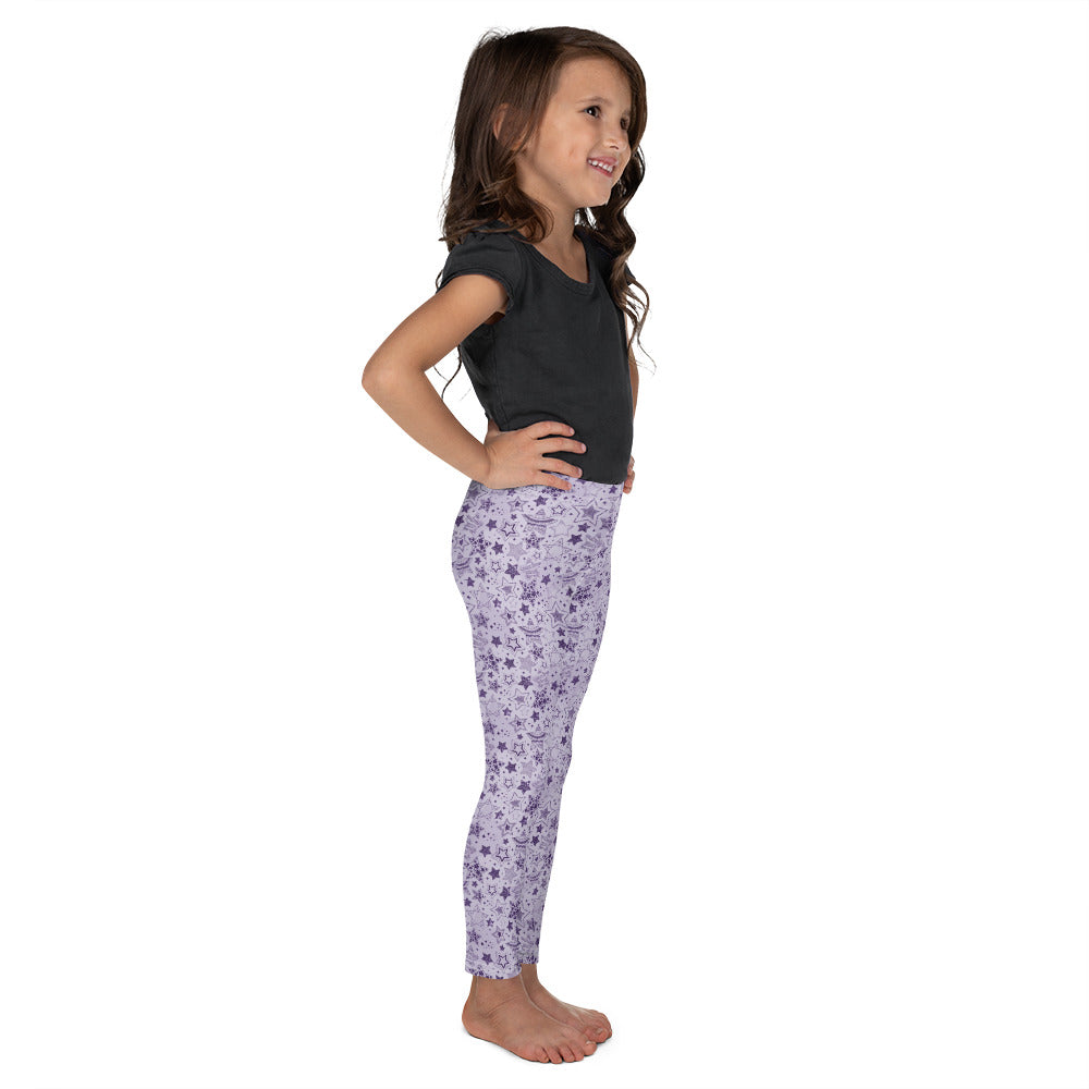 Purple Stars 51 - Kid's Leggings