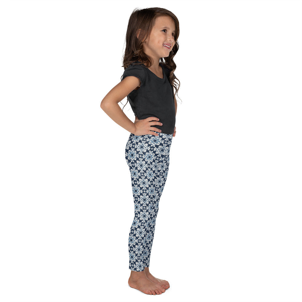 Blue Mosaic - Kid's Leggings