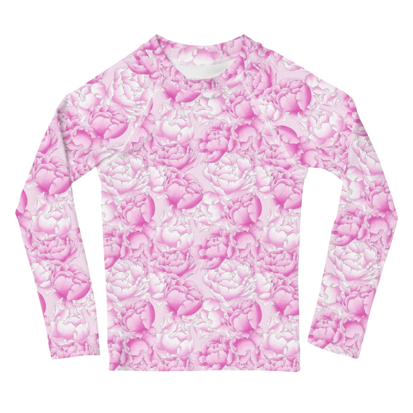 Pretty Pink Roses - Kids Rash Guard
