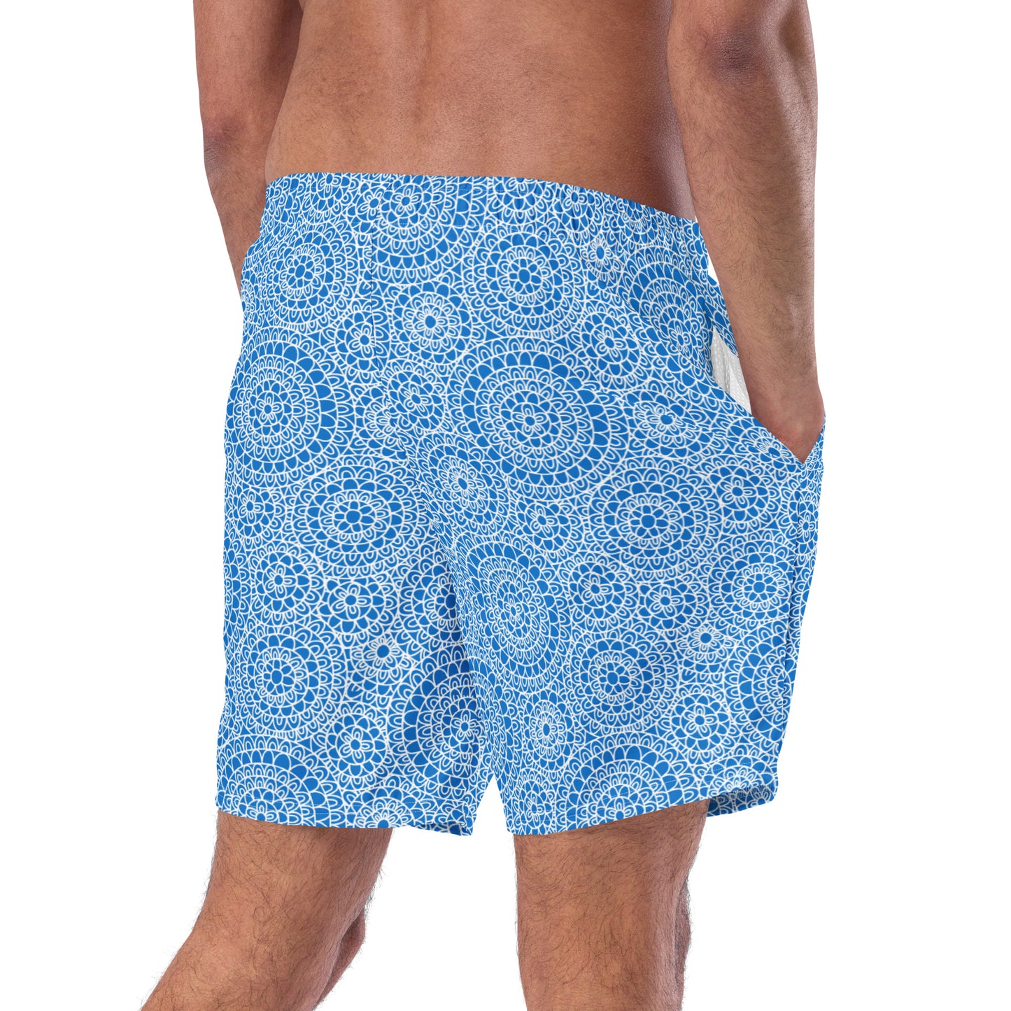 Blue Circles - Swim Trunks