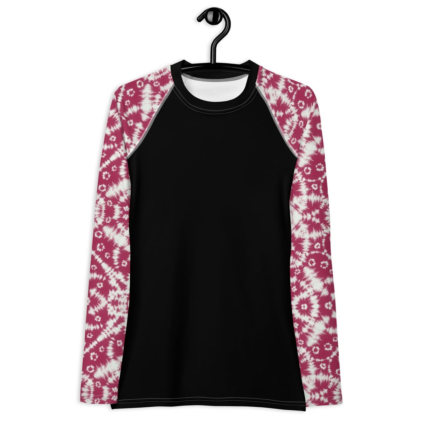 Batik - Red Sleeves and Black Body - Women's Rash Guard