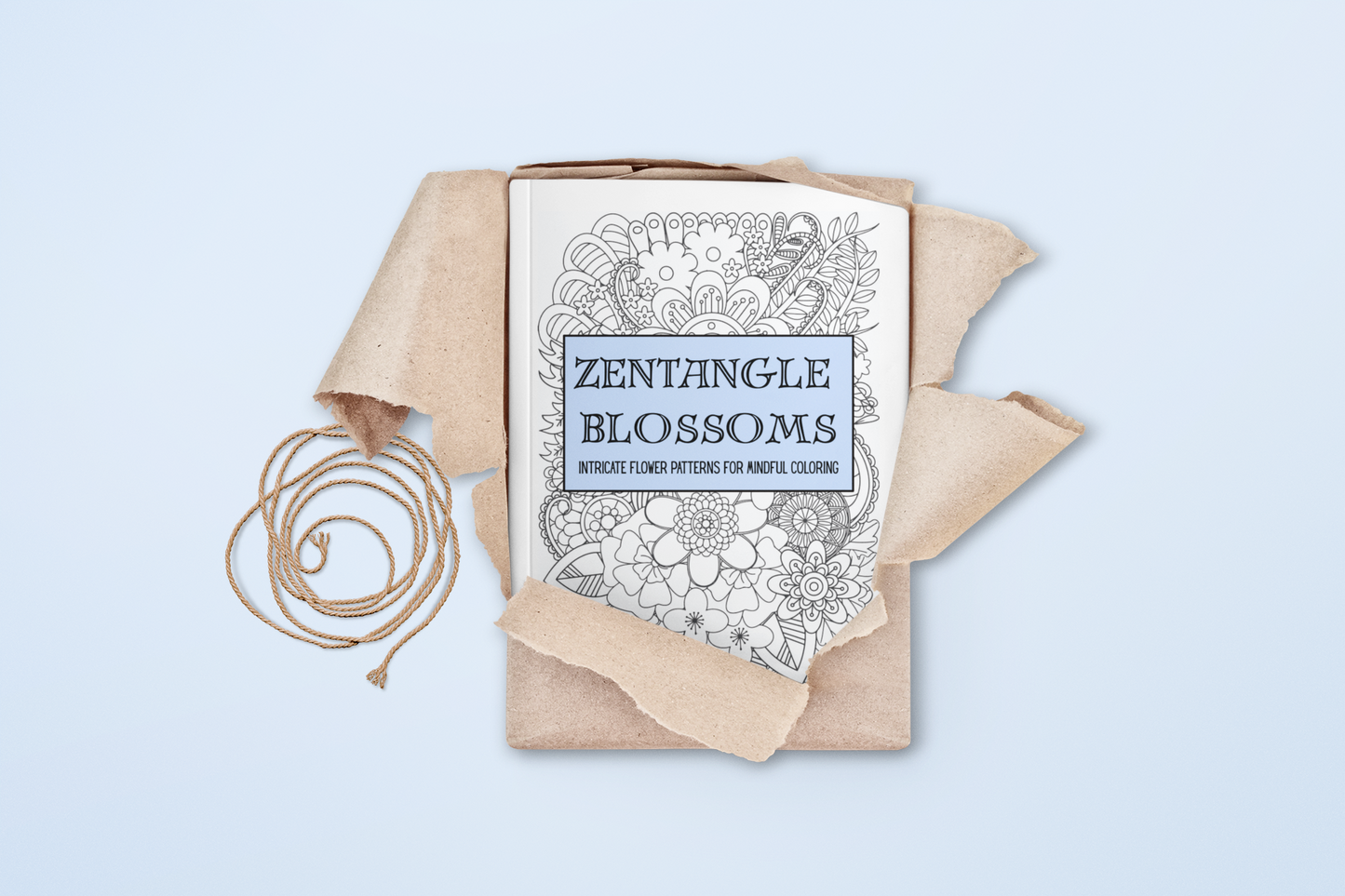 Zentangle Blossoms - Intricate Flower Patterns for Mindful Coloring - Paperback