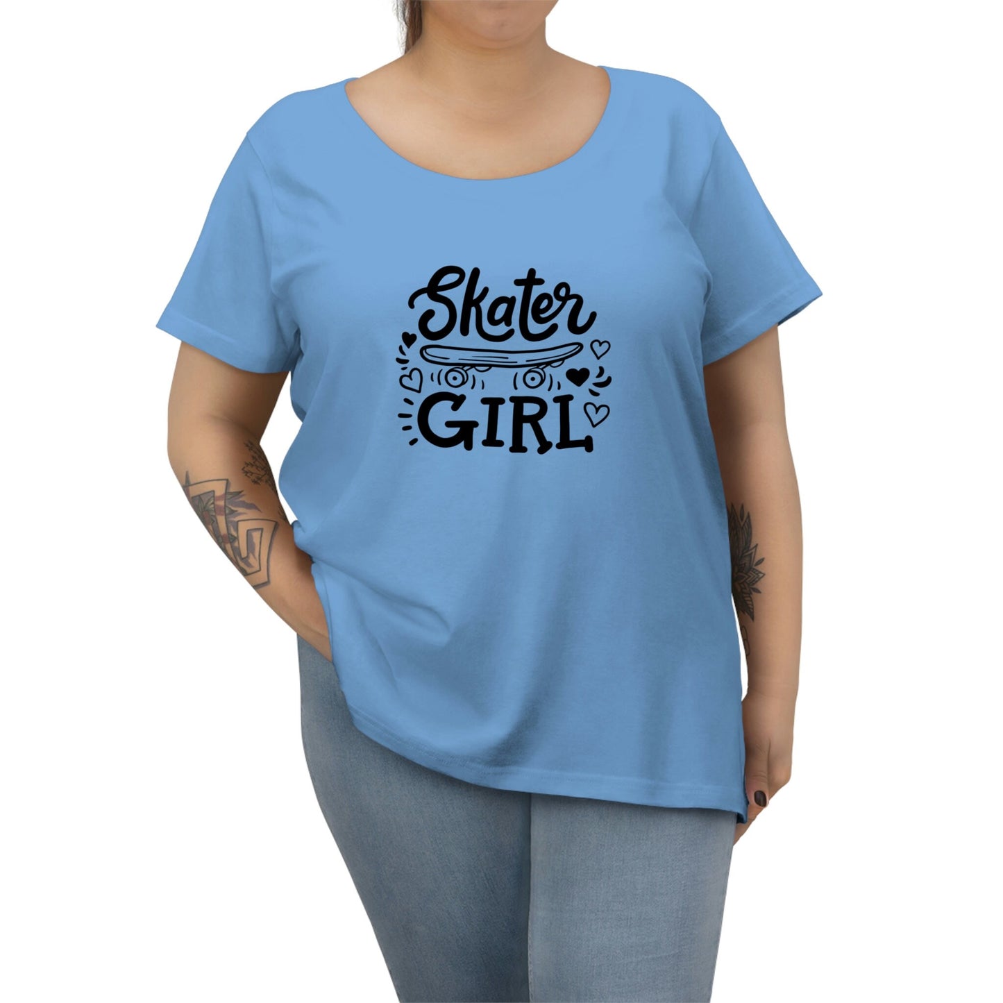 Skater Girl - Women's Curvy Tee