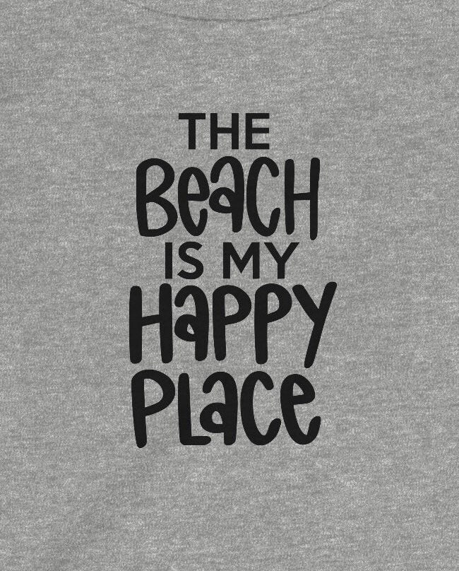 The Beach is My Happy Place - Infant Fine Jersey Tee