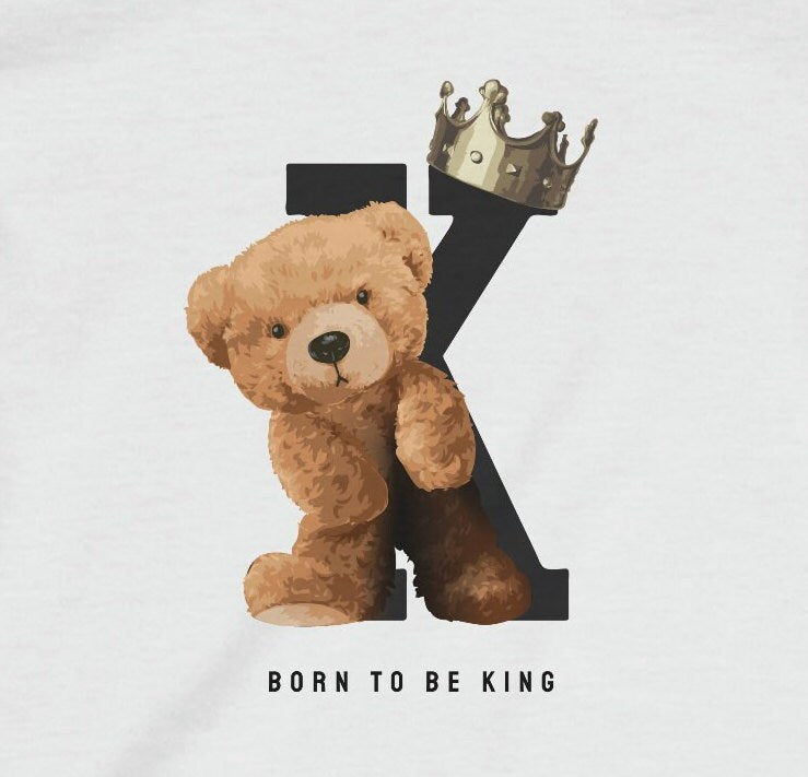 Born to be King Bear - Infant Fine Jersey Tee