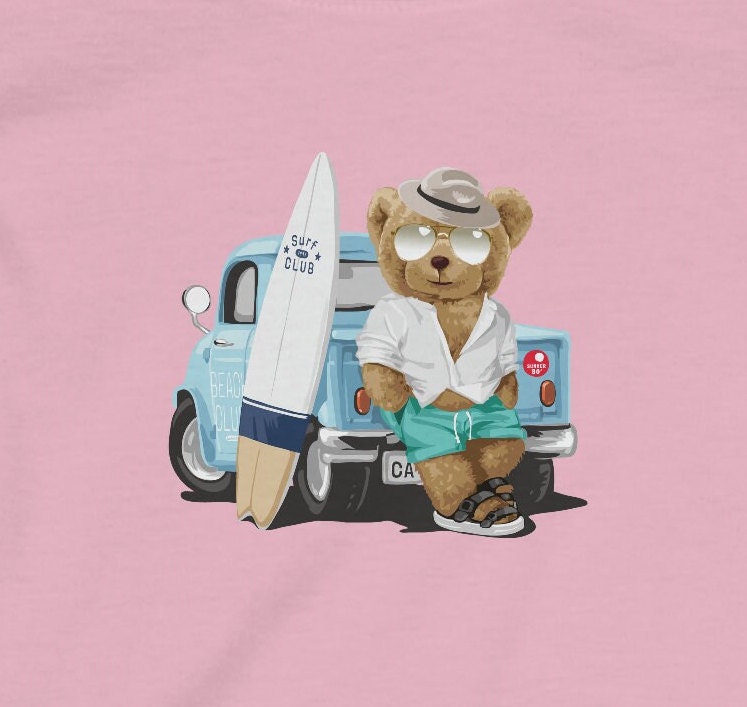 Surf Bear - Infant Fine Jersey Tee