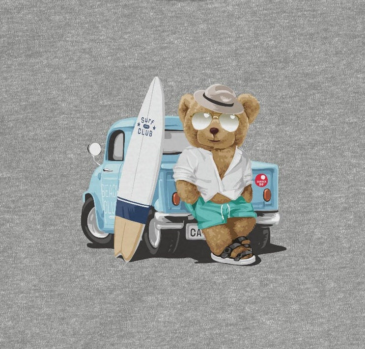 Surf Bear - Infant Fine Jersey Tee