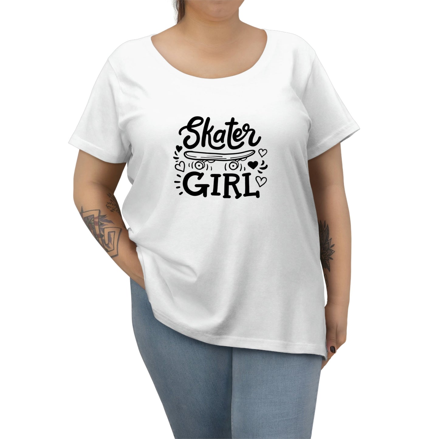 Skater Girl - Women's Curvy Tee