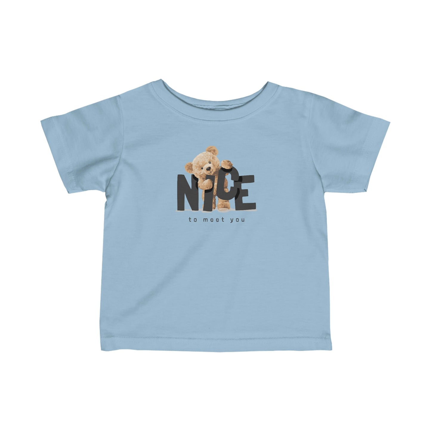 Nice to Meet You Bear - Infant Fine Jersey Tee