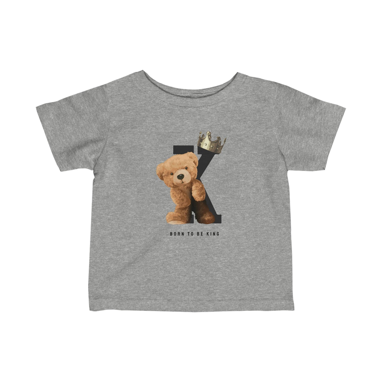 Born to be King Bear - Infant Fine Jersey Tee